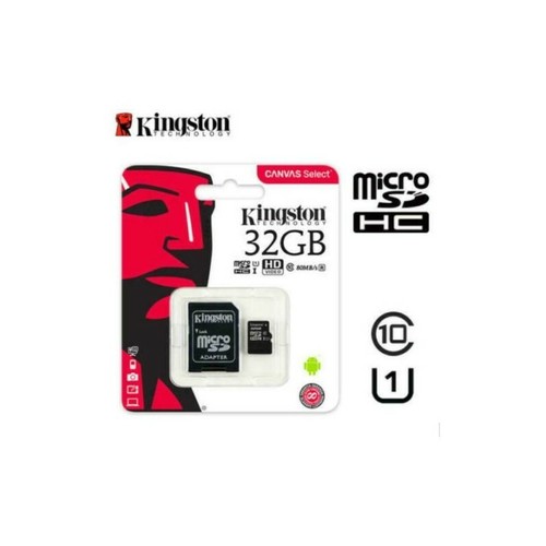 Kingston 32gb 80mb micro - kingston, 80mb/s