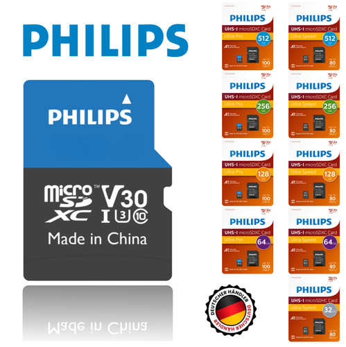 Scheda microsd philips gb - microsd,