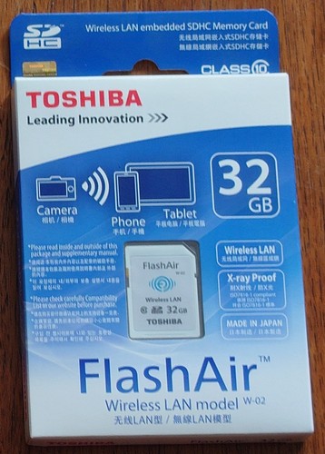 Toshiba flashair 32 gb - 32,