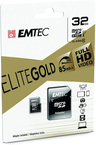 Micro sdhc 32gb gold - gold, +
