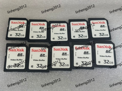 10pcs sandisk 32gb - scheda, sdhc